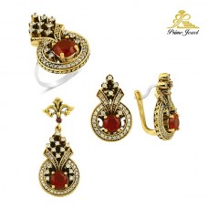 Gümüş Taşlı Set